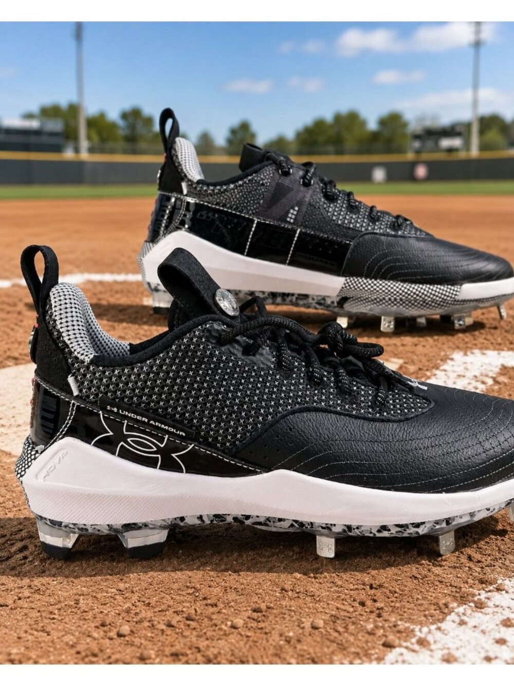 Under Armour Harper 7 Low ST Baseball Cleats Black Men’s Size 13 3025582‑001 NEW